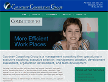 Tablet Screenshot of courtneyconsultinggroup.com